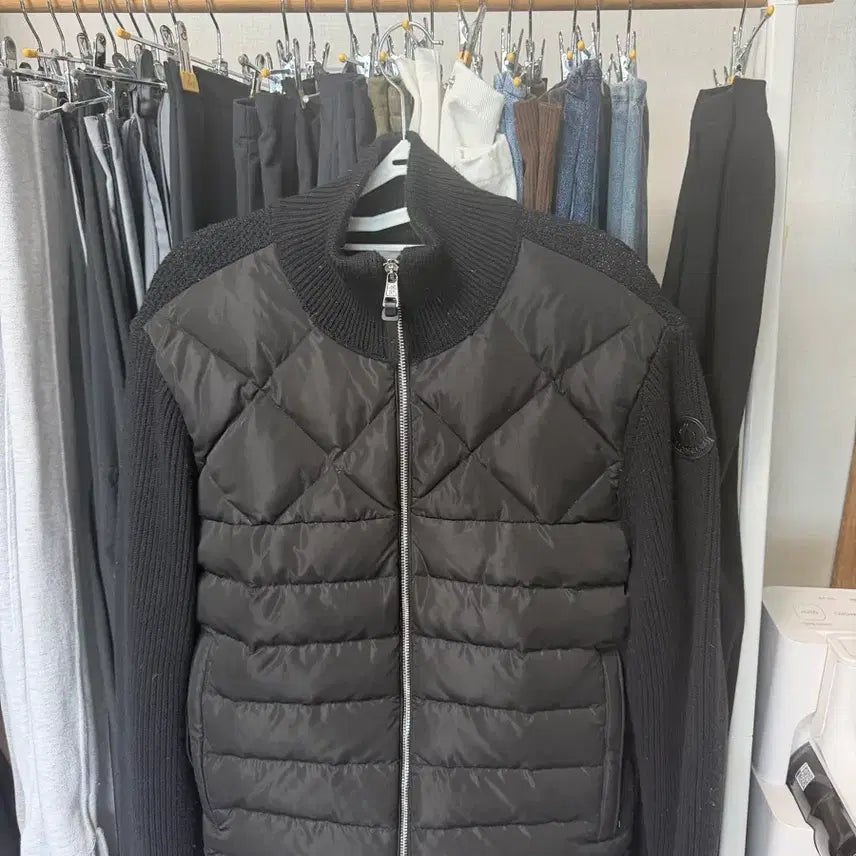 [BUNJANG] Moncler Knit Padded Jacket / 몽클에어 니트패딩