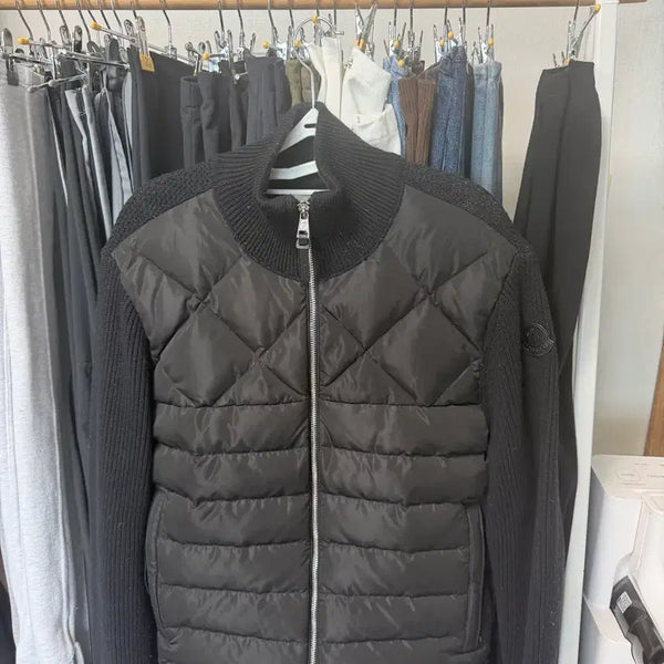 [BUNJANG] Moncler Knit Padded Jacket / 몽클에어 니트패딩