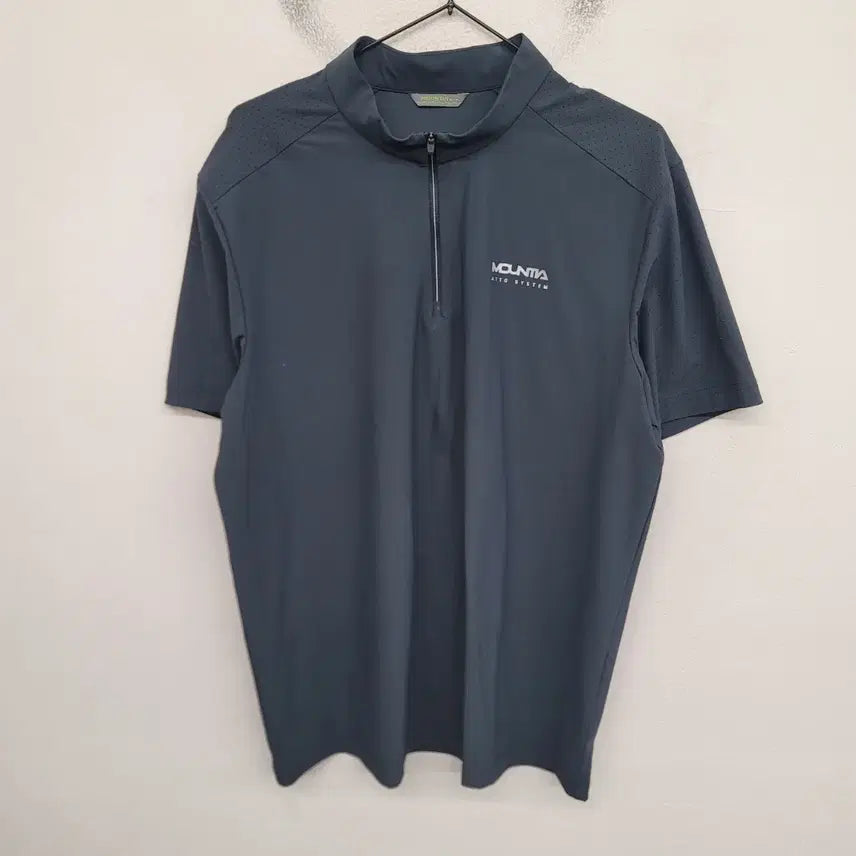[BUNJANG] Mountia Half-Zip Short-Sleeve Hiking T-Shirt XL / [105/XL] 마운티아 반집업 등산복 반팔티 티셔츠