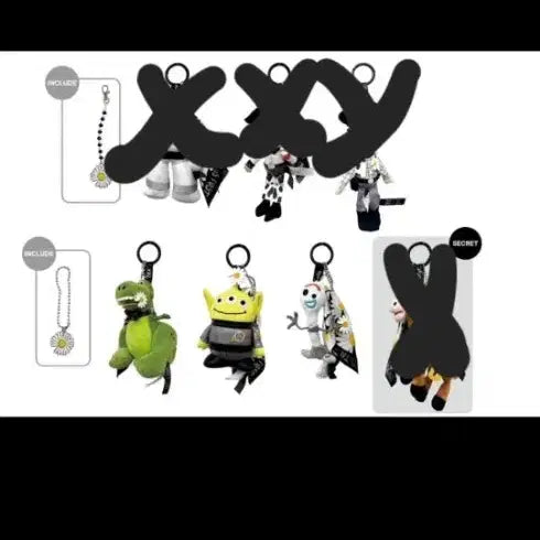 [BUNJANG] PEACEMINUSONE x Toy Story Collaboration Scarf Keychain / 피스마이너스원 토이스토리 콜라보 스카프 키링