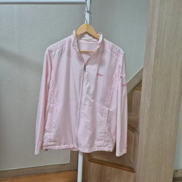 [BUNJANG] Disney Pink Windbreaker Jumper / 디즈니 핑크색 바람막이 점퍼