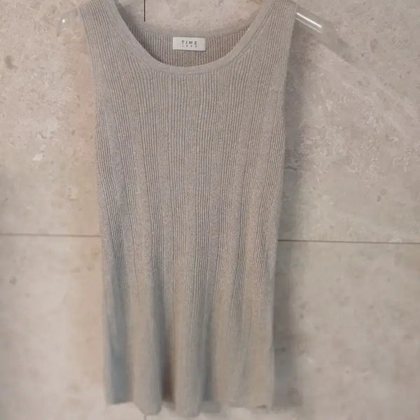 [BUNJANG] Time Glittering Sleeveless Knit / 타임 글리터링 슬리브리스니트(주말초특가)