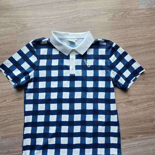 [BUNJANG] Callaway Check Polo Shirt Size 95 / 캘러웨이 체크 카라티 95
