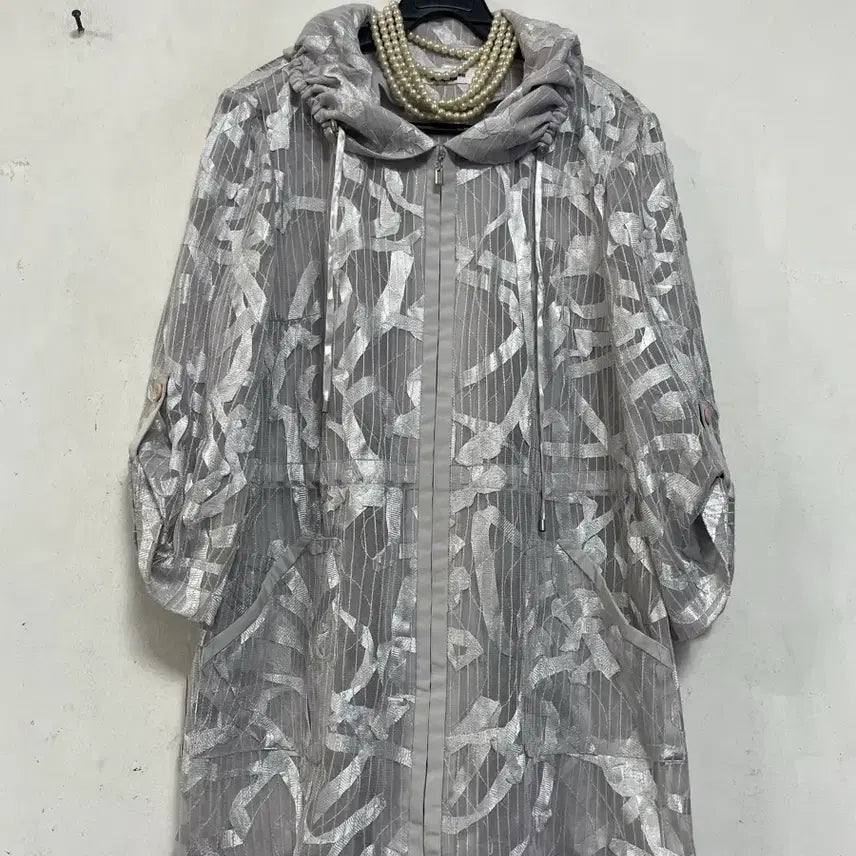 [BUNJANG] An Haeyoung Sheer Mesh Jacket Coat Windbreaker / N6646 안해영 망사 시스루 자켓.코트.바람막이
