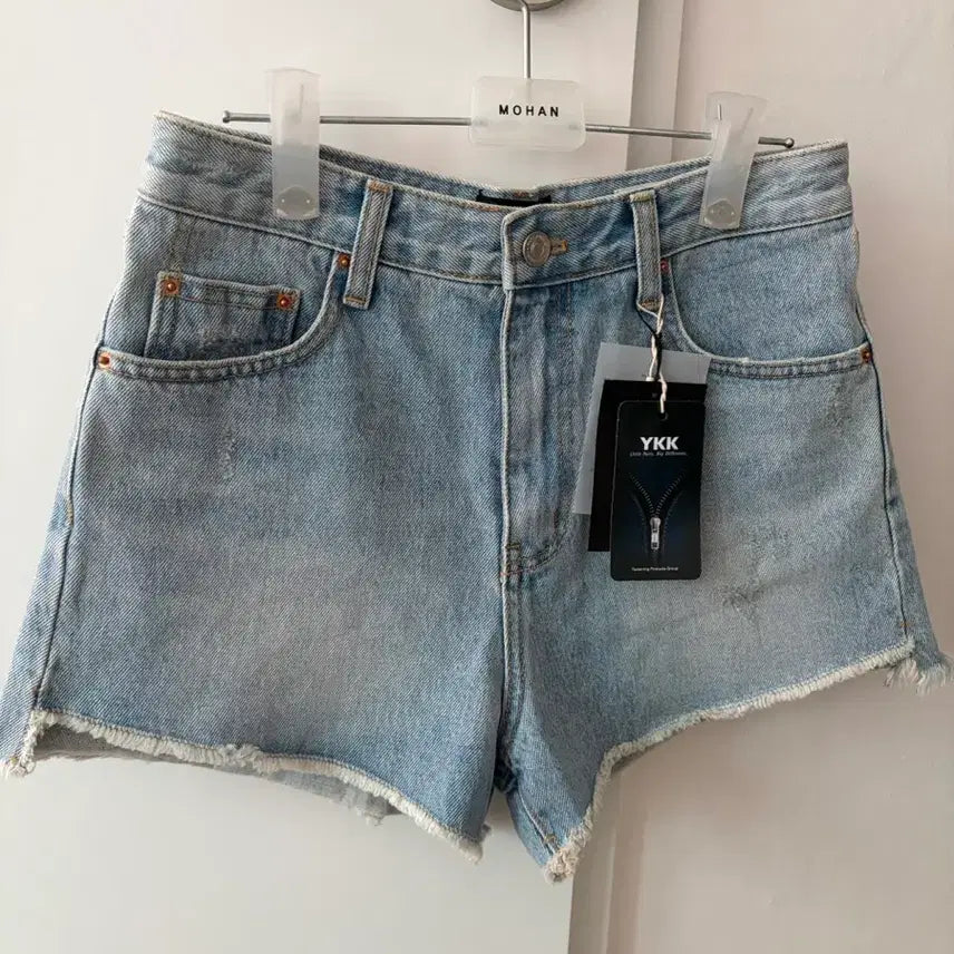 [BUNJANG] The Loran Denim Shorts Light Blue M Size / (새상품) 더로랑 데님 쇼츠 연청 m 사이즈 메종설레