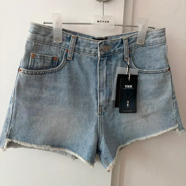 [BUNJANG] The Loran Denim Shorts Light Blue M Size / (새상품) 더로랑 데님 쇼츠 연청 m 사이즈 메종설레