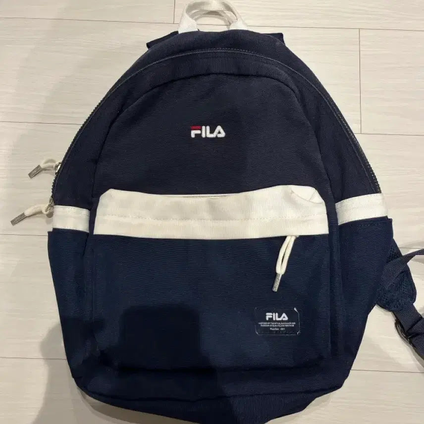 [BUNJANG] Fila Navy Backpack / 흴라 네이비 백팩