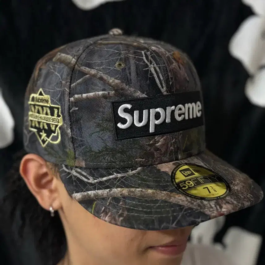 [BUNJANG] Supreme Box Logo Camo Snapback 7 3/8 / 슈프림 박스로고 카모 스냅백 7 3/8