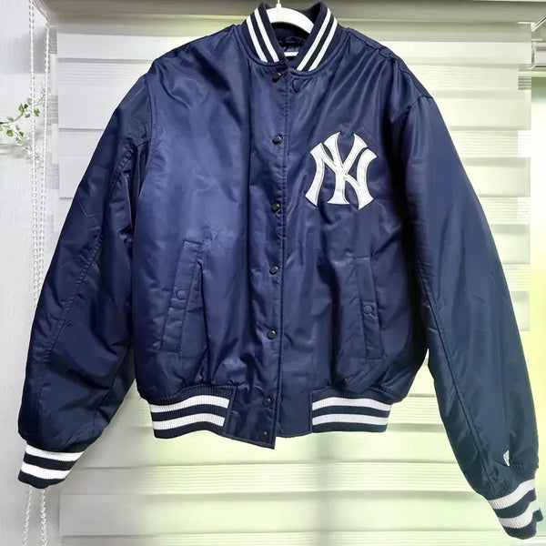 [BUNJANG] New Era MLB New York Yankees Stadium Jacket Navy / 뉴에라 MLB 뉴욕 양키스 스타디움 재킷 13338641 야상점퍼 네이비
