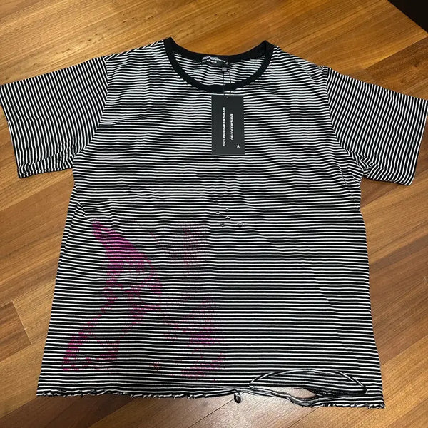 [BUNJANG] KangHyuk x Sunday of Club Collaboration Silk Screen T-shirt / 강혁 x 선데이오브클럽