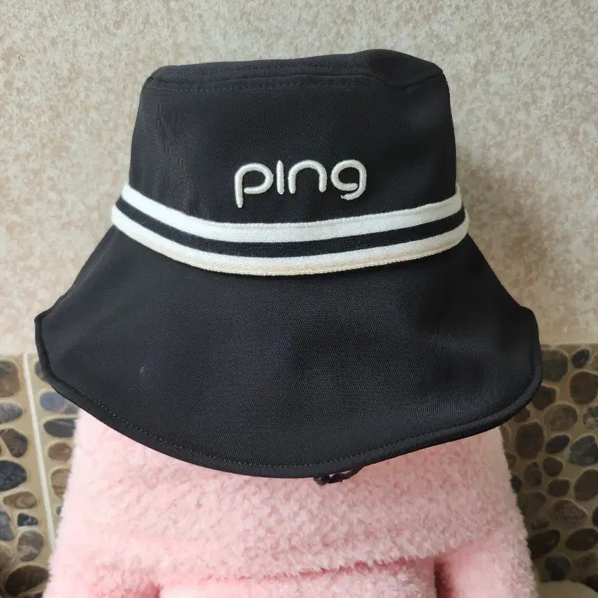 [BUNJANG] Pink Golf Bucket Hat / 핑모자