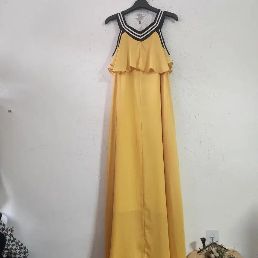 [BUNJANG] Yellow Long Dress / 옐로우 롱 원피스