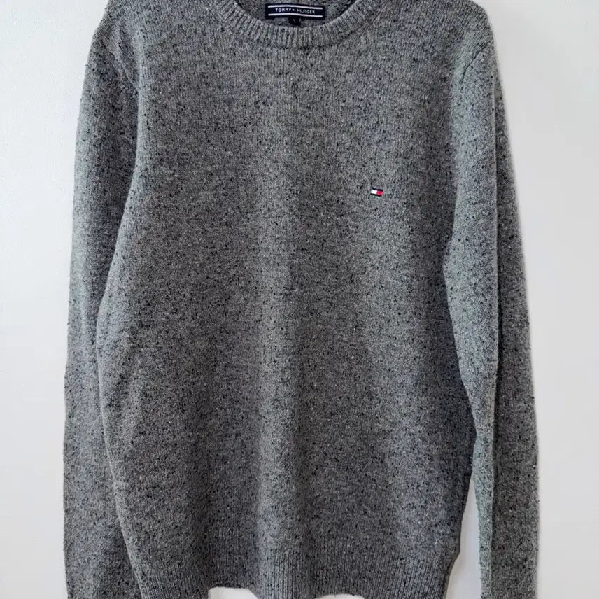[BUNJANG] Tommy Hilfiger Basic Grey Knit Sweater Size S / 타미힐피거 베이직 그레이 니트 스웨터 S
