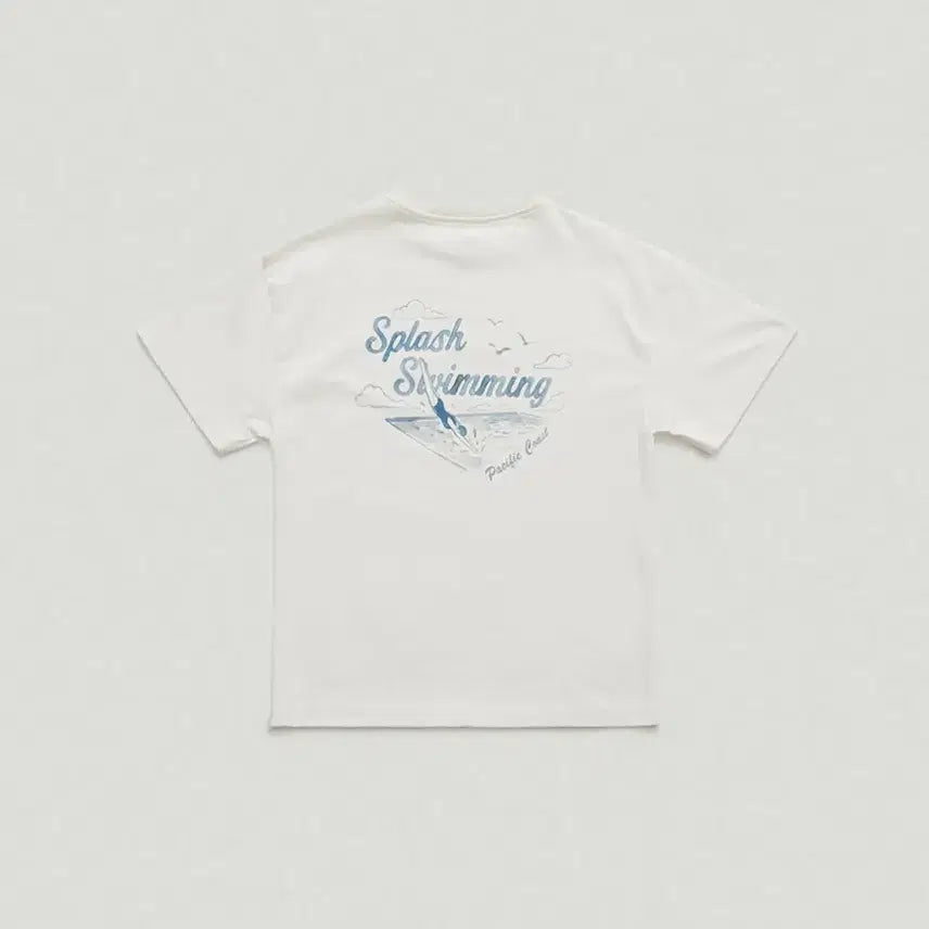 [BUNJANG] TheBarnet Drawing Series T-Shirt Splash White / 더바넷 Drawing Series T-Shirt_Splash White