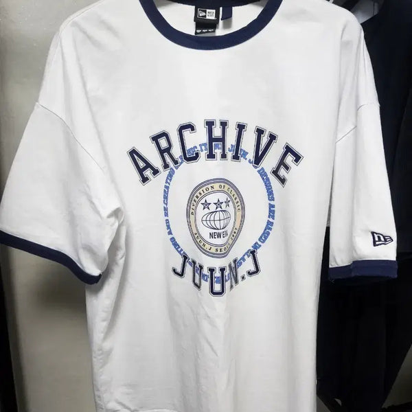 [BUNJANG] Juun.J x New Era Short Sleeve T-Shirt / 준지 뉴에라 반팔