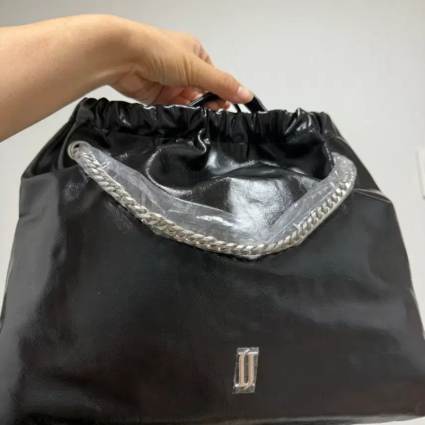 [BUNJANG] J.ESTINA Black Leather Shoulder Bag / 제이에스티나 블랙 숄더백 새제품 교신가능
