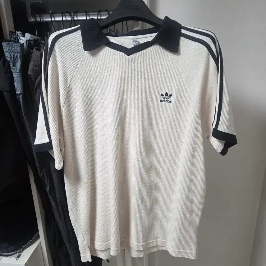[BUNJANG] Adidas Adicolor Classic Waffle Polo Shirt / (xxl)아디다스 아디컬러 클래식 와플폴로 KR사이즈