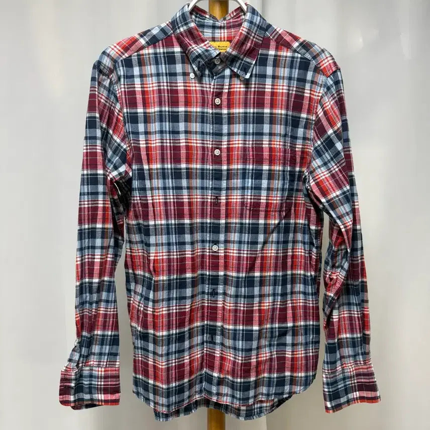 [BUNJANG] OMTC Madras Check Shirt M / OMTC 오리지널마드라스 마드라스 체크 셔츠 M사이즈