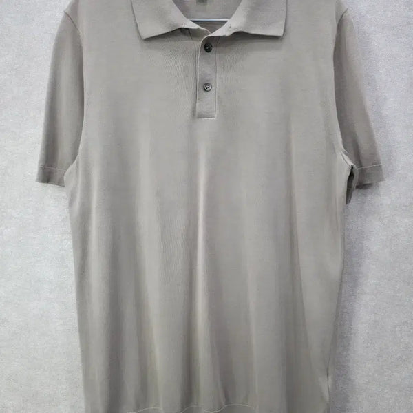 [BUNJANG] COS Silk Cotton Knit Short Sleeve Polo Shirt / COS 실크 코튼 니트 반팔 카라티