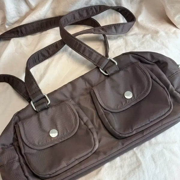 [BUNJANG] KUL Pocket Bag Brown / 큘 kul 포켓백 브라운