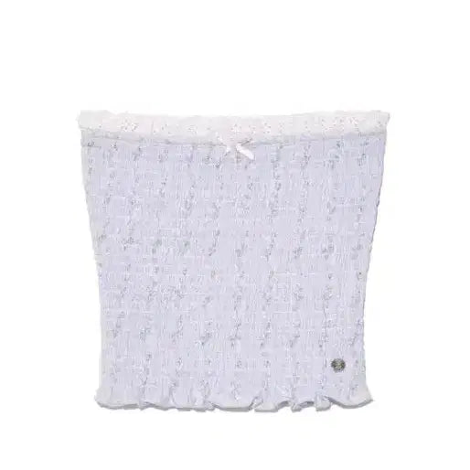 [BUNJANG] Glony Smoke Tube Top Sky Bloom / 글로니 스모크 튜브탑 smoke tube top 스카이블룸