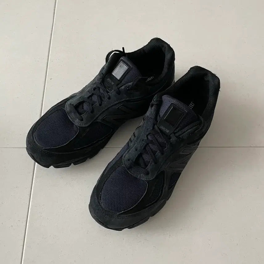 [BUNJANG] New Balance x JJJJound 990v4 Navy Suede Mesh Sneakers / 뉴발란스 x JJJ자운드 990v4 네이비