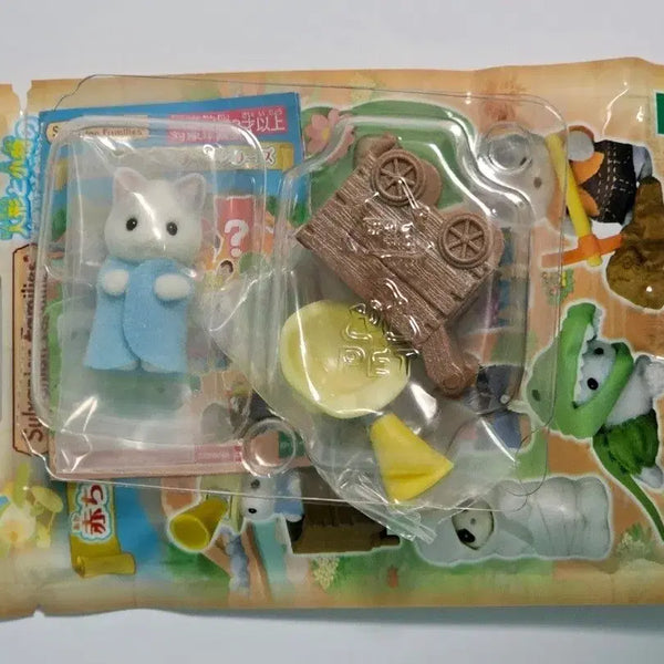 [BUNJANG] Sylvanian Families Adventure Blind Bag Latte Cat Newborn Cart Mining Car / 실바니안 어드벤처 블라인드백 라떼 고양이 신생아 수레 카트 광산차