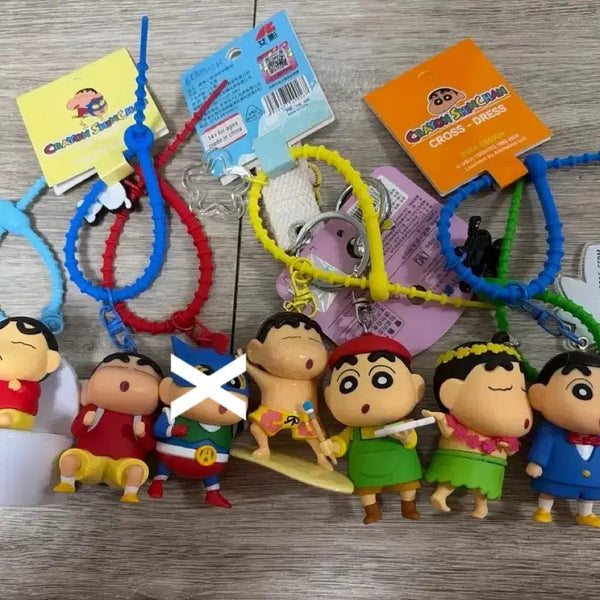 [BUNJANG] Crayon Shin-chan Character Keychain / 짱구키링