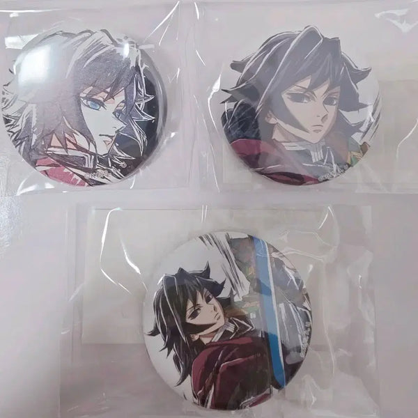 [BUNJANG] Demon Slayer Kimetsu no Yaiba Tomioka Giyu Can Badge Bundle Set / (일괄) 귀멸의 칼날 귀칼 웹쿠지 토미오카 기유 캔뱃지