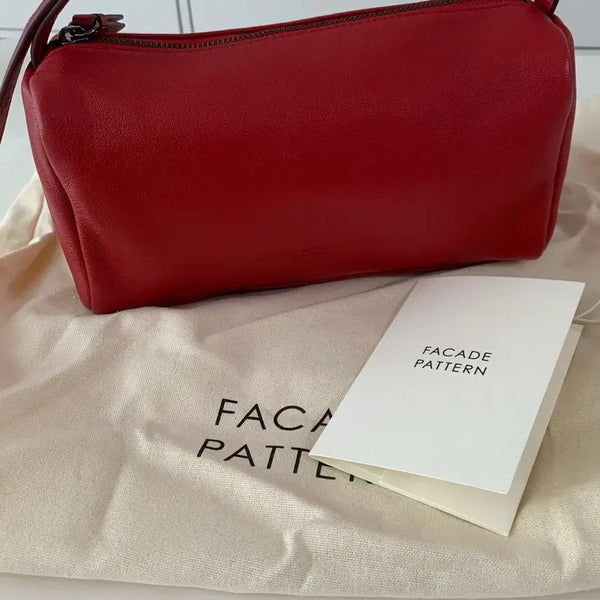 [BUNJANG] Facadepattern Cabin Bag Red / 파사드패턴 캐빈백 레드