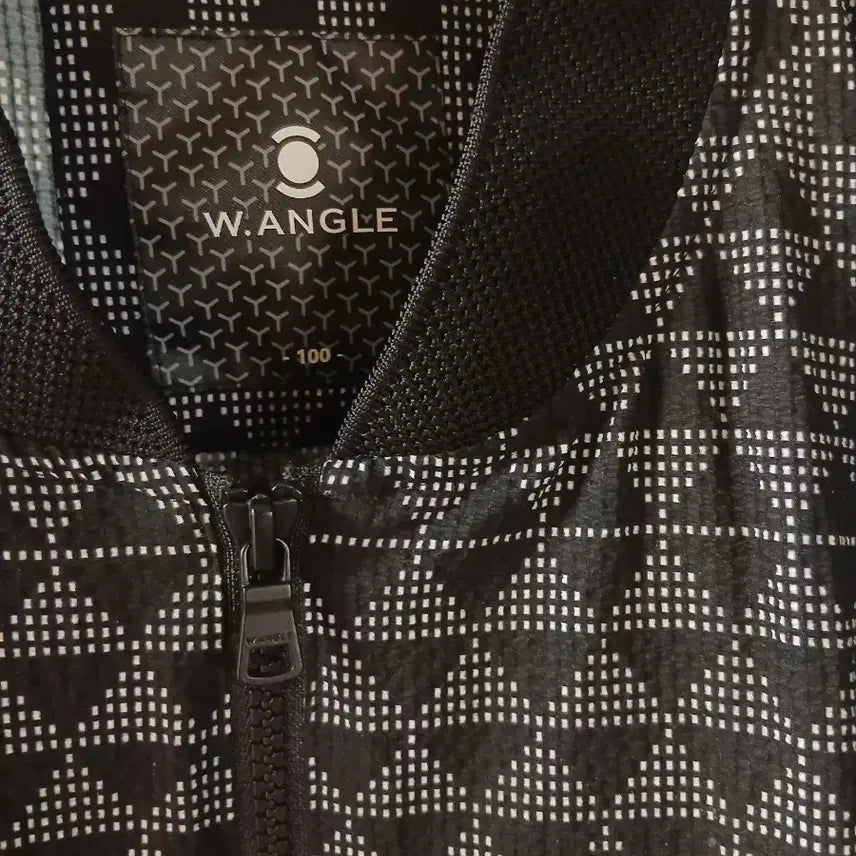 [BUNJANG] W.Angle Men's Single-Layer Jacket Black Pattern Size 100 / 와이드앵글 남성 홑겹 자켓 100