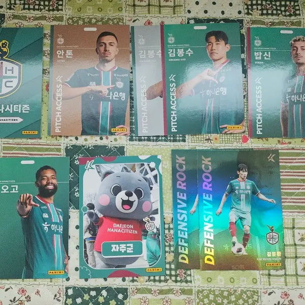 [BUNJANG] K League Panini Daejeon Citizen Card Bundle Set / 2026 k리그 파니니 대전하나시티즌 9장 일괄판매