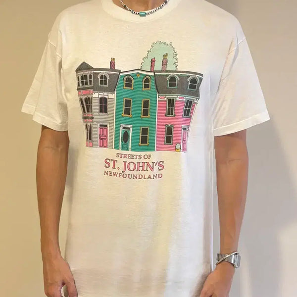 [BUNJANG] Vintage 90s Canada St. John's Cotton T-Shirt XL / 90s CANADA 빈티지 티셔츠 XL