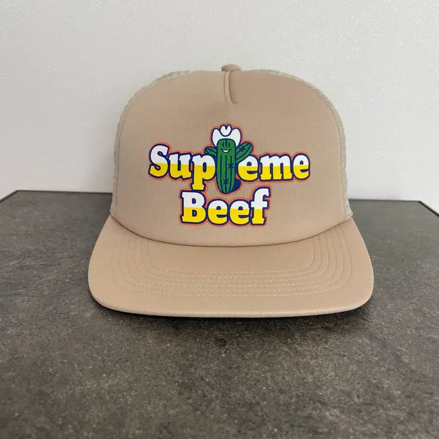 [BUNJANG] Supreme 5 Panel Mesh Ball Cap (Tan Beige) / (OS) 슈프림 5패널 메쉬 볼캡 모자 비프 선인장 탄 베이지