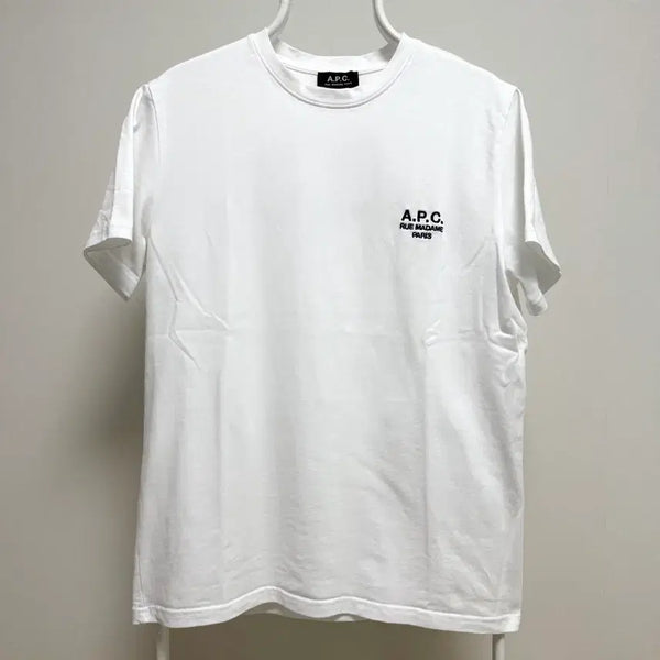 [BUNJANG] A.P.C. Lise Regular Fit Short Sleeve T-Shirt White M / 아페쎄 반팔 루마담 반소매 정품 A.P.C 정품 새상품