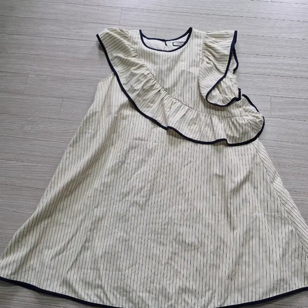 [BUNJANG] KUOSE Striped Ruffle Mini Dress / KUOSE원피스