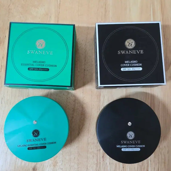 [BUNJANG] SwaniB Melazno Essential Cover Cushion SPF 50+ PA++++ (21) - Bundle Set / 스와니브 멜라즈노 에센셜 커버 쿠션 21호 일괄