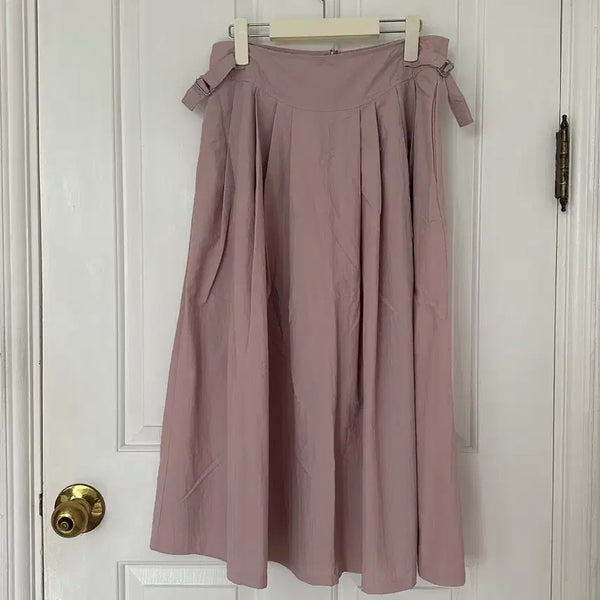 [BUNJANG] A-Line Long Skirt (Free Size) / A라인 롱스커트(프리)