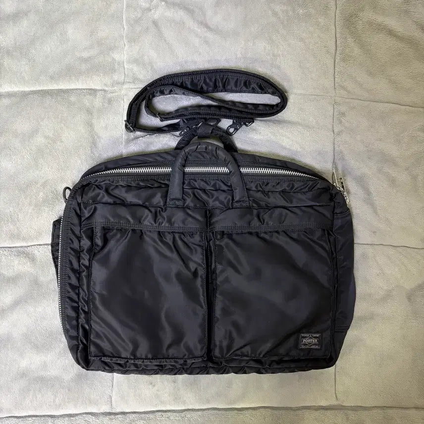 [BUNJANG] Porter Yoshida Tanker 3-Way Briefcase Black / (신형)porter 요시다 포터 탱커 3way 브리프케이스 블랙