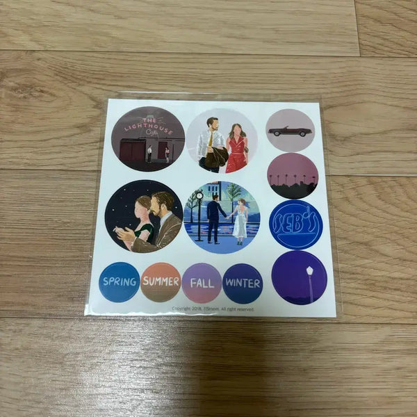 [BUNJANG] 115 Room La La Land Movie Deco Sticker Set / 115룸 라라랜드 스티커 영화 다꾸