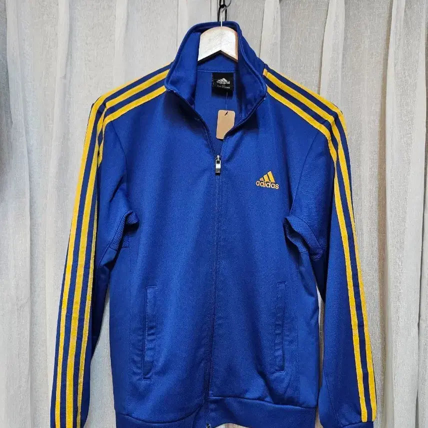 [BUNJANG] Adidas Blouson Jacket Blue/Yellow / 아디다스 블루종 블루/옐로우
