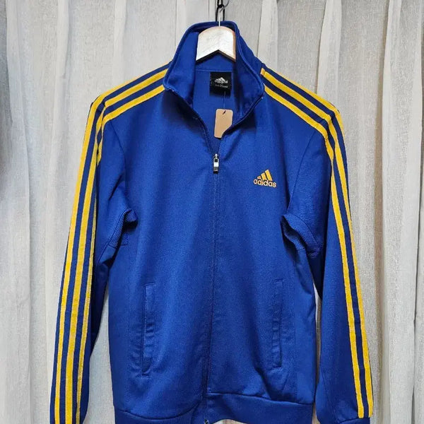 [BUNJANG] Adidas Blouson Jacket Blue/Yellow / 아디다스 블루종 블루/옐로우