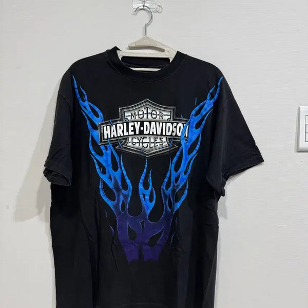 [BUNJANG] 90s Harley-Davidson Flame T-Shirt / 90s 할리데이비슨 플레임티셔츠
