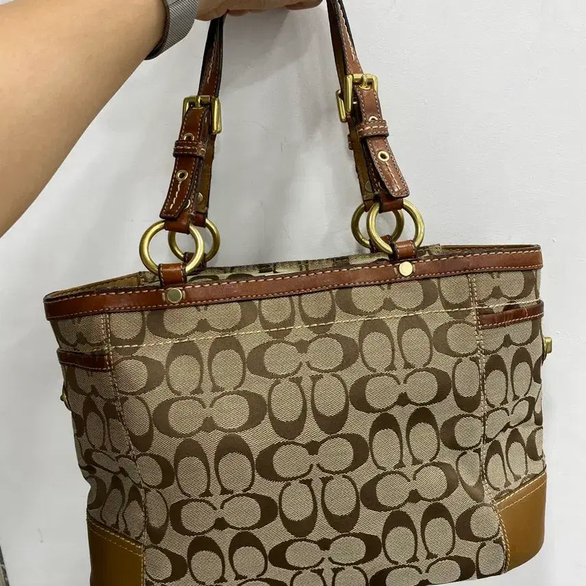 [BUNJANG] 00s Vintage Coach Signature Shoulder Bag / [대장급/유일매물] 00s 빈티지 올드 코치 시그니처 숄더백