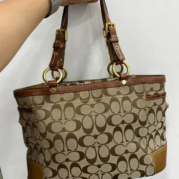[BUNJANG] 00s Vintage Coach Signature Shoulder Bag / [대장급/유일매물] 00s 빈티지 올드 코치 시그니처 숄더백