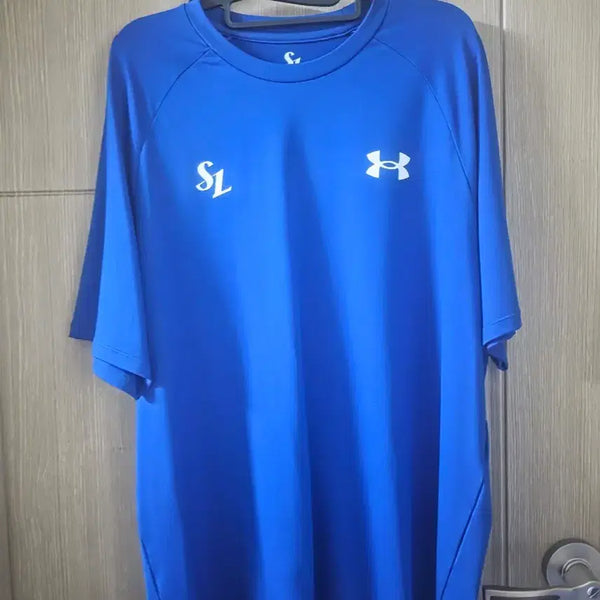 [BUNJANG] Samsung Lions Under Armour T-Shirt (Size 115) / 삼성라이온즈 티셔즈 115