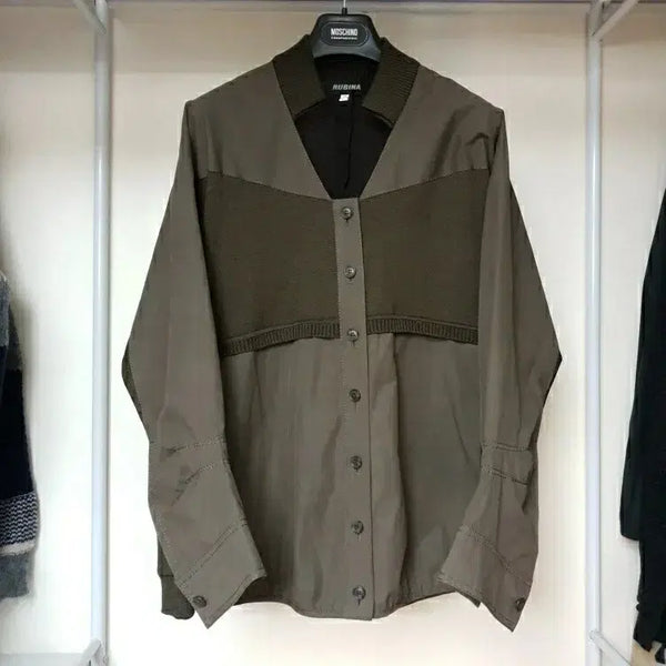[BUNJANG] Rubina Layered Utility Jacket / RUBINA 루비나 니트레이어드 유틸리티 자켓 이따리아나 이새 구호 한섬