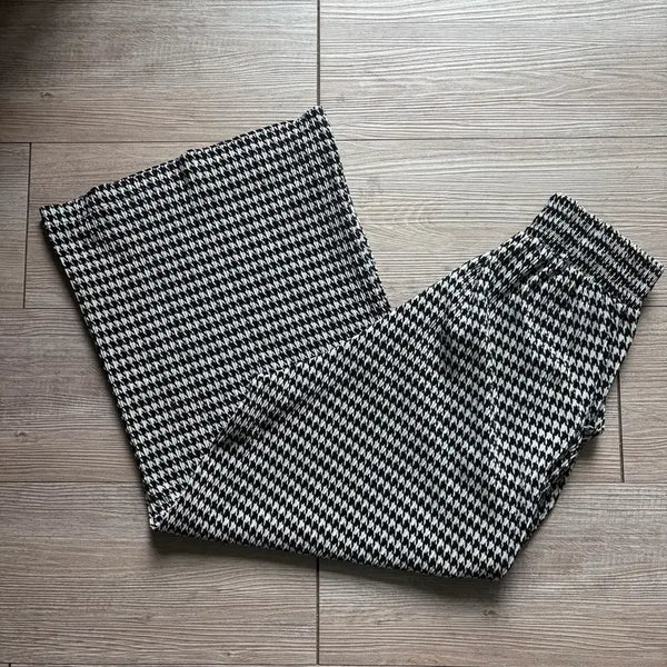 [BUNJANG] Check Pattern Comfortable Banding Pants / [ 새상품 ] 체크 패턴 바지