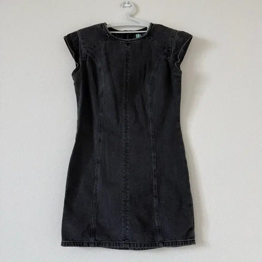 [BUNJANG] Zara Black Denim Dress S / 자라 블랙 데님 원피스 S(미착용새상품)