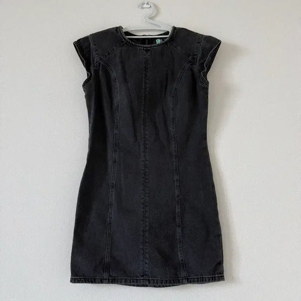 [BUNJANG] Zara Black Denim Dress S / 자라 블랙 데님 원피스 S(미착용새상품)